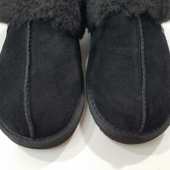 PAWZ BY BEARPAW WOMEN'S MARGARET SLIPPERS BLACK SIZE 8 A5 - Picture 7 of 11